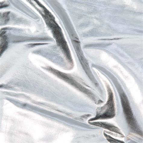 silver metallic fabric care